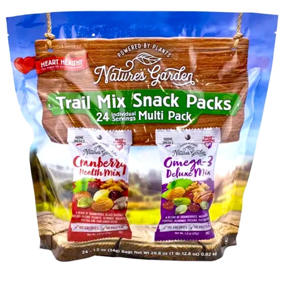 Nature’s Garden Other Natures Garden Trail Mix Snack Packscranberry
